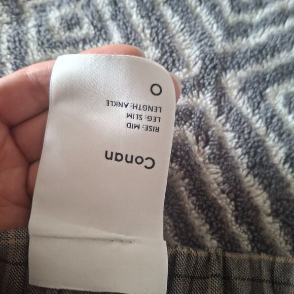 Aritzia Babaton Conan Pants, Size 0, Ankle-Length, Grey, 23.5 - Picture 4 of 8